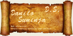 Danilo Suminja vizit kartica